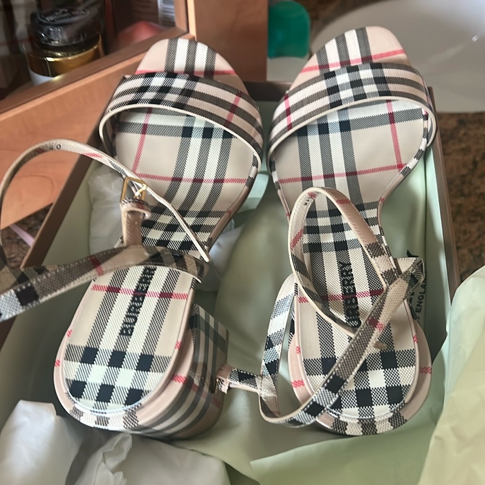 Berberry leather sandal 65 leather sole